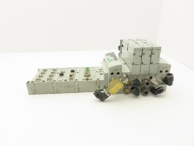 Numatics 4-Station DLR G3 4-Valve Manifold Assembly w/Comm Sub-Bus 24VDC