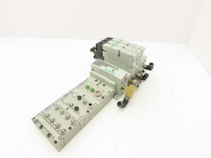 Numatics 4-Station DLR G3 4-Valve Manifold Assembly w/Comm Sub-Bus 24VDC