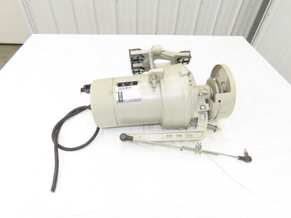 E-Z M-13 Clutch AC Motor For Industrial Sewing Machine 1/2Hp 220VAC 3PH 1720 RPM