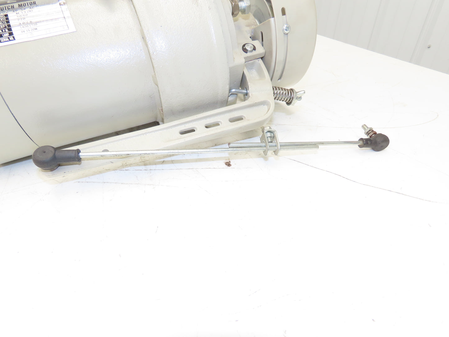 E-Z M-13 Clutch AC Motor For Industrial Sewing Machine 1/2Hp 220VAC 3PH 1720 RPM