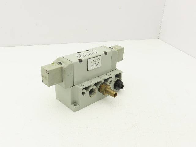 Aventics 353BB600M000061 2035 Series Sol-Pilot Valve 24VDC W/Manifold 5 Port