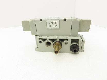 Aventics 353BB600M000061 2035 Series Sol-Pilot Valve 24VDC W/Manifold 5 Port