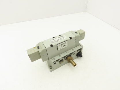 Aventics 353BB600M000061 2035 Series Sol-Pilot Valve 24VDC W/Manifold 5 Port