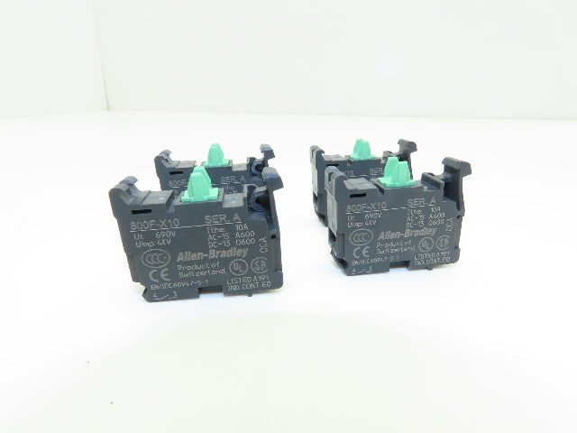 Allen Bradley 800F-4PP Pushbutton Enclosure 4-Button Kit 22mm Plastic 7.5x3x2.5"