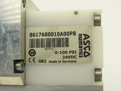 Asco Numatics 8617A80010A00PB Proportional Regulator 1/2" NPT 0-10VDC 0-100 PSI