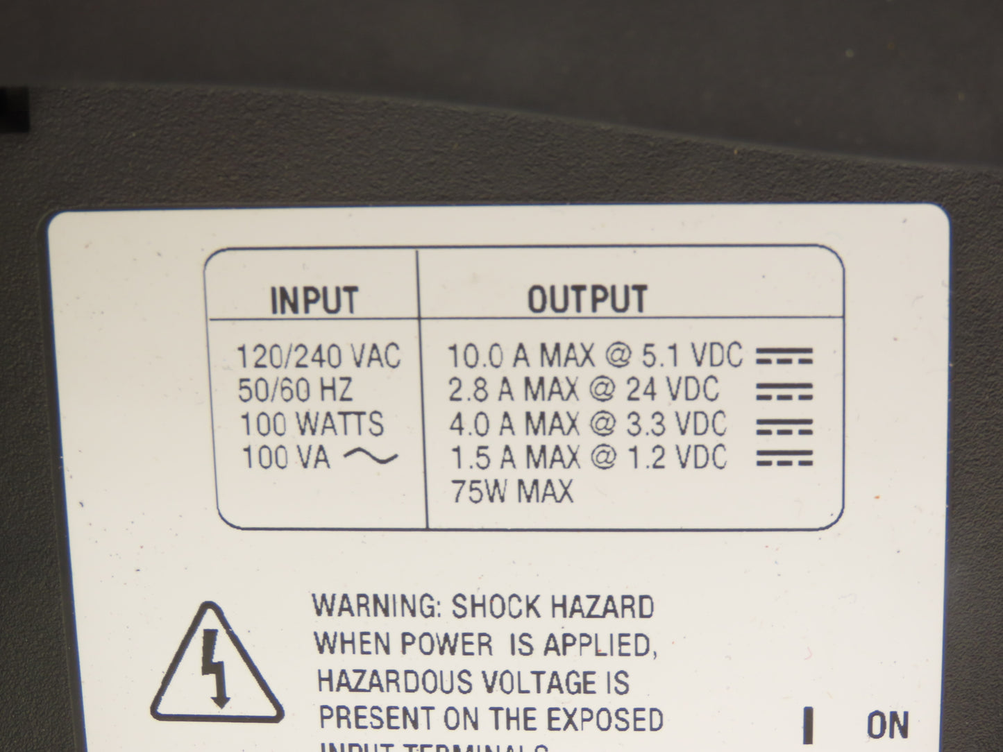Allen Bradley 1756-PA72 ControlLogix PLC AC Power Supply Module 1756-PA72/C