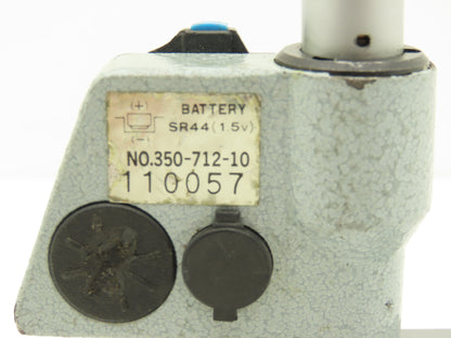 Mitutoyo 350-712-10 Digimatic Micrometer Head Gage 0-1" Range .00005"