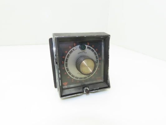 Eagle Signal HP53A6 Analog Reset Timer 0-5 Min 120V HP5 CYCL-FLEX Series