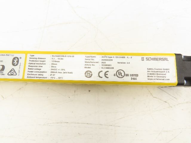 Schmersal SLC440COM-ER-1210-30 Safety Light Curtain Receiver/Transmitter Set