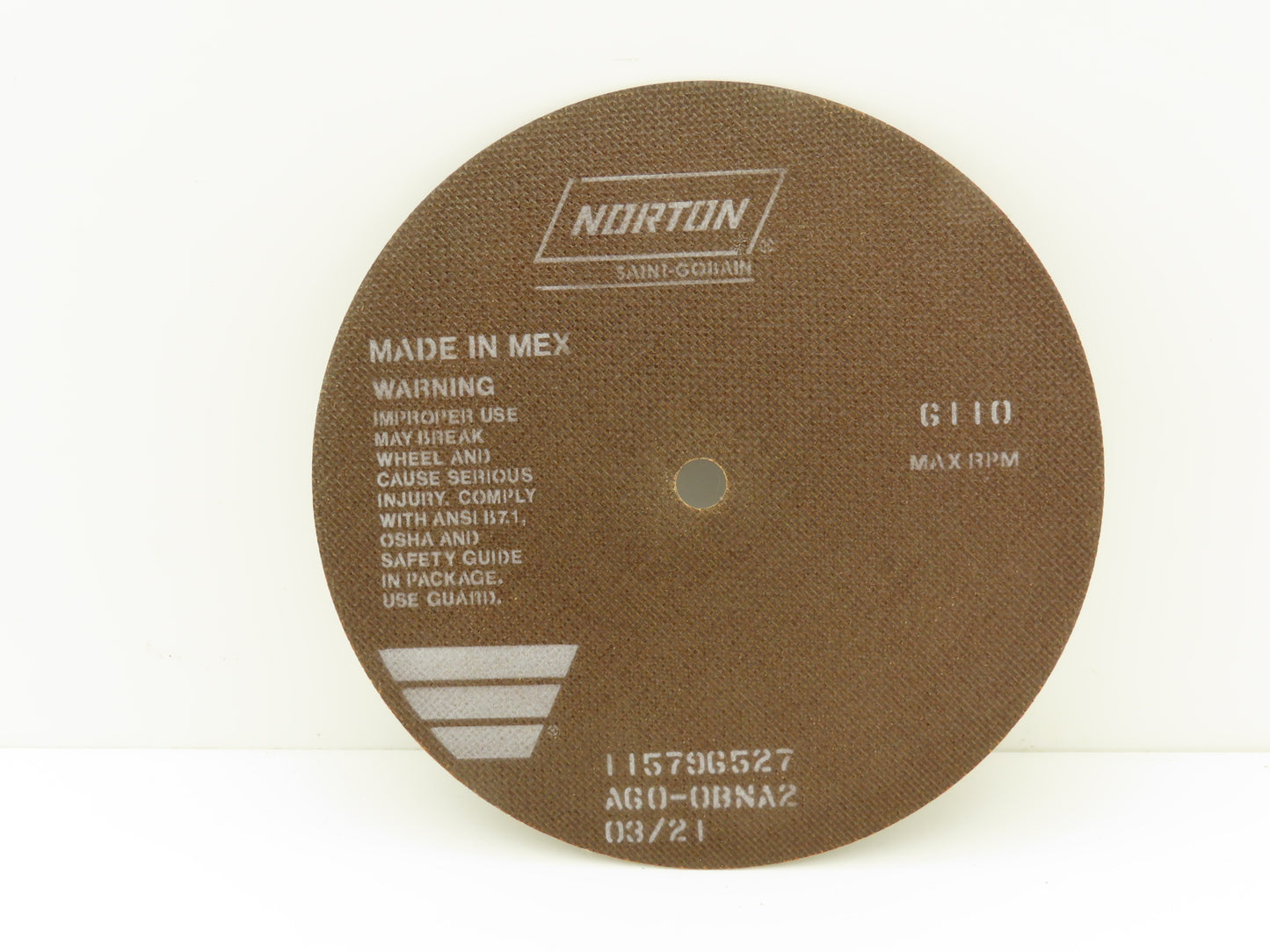 Norton Abrasives 66253149317 Cutoff Wheel 10 " x  .060" x 5/8" Box of 25