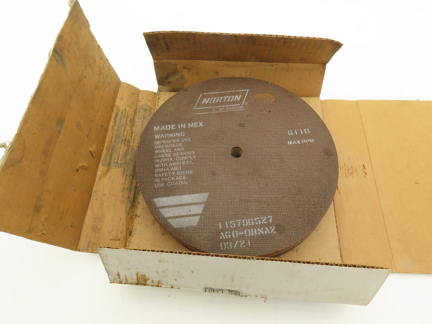 Norton Abrasives 66253149317 Cutoff Wheel 10 " x  .060" x 5/8" Box of 25