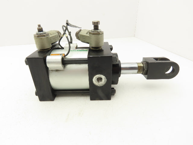 Numatics T6EQP-01/1E-AAA2 Pneumatic Air Cylinder 3.25" Bore x 1.5" Stroke 1" Rod