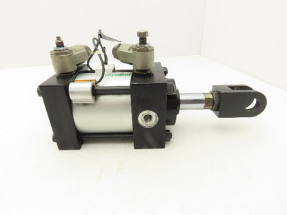 Numatics T6EQP-01/1E-AAA2 Pneumatic Air Cylinder 3.25" Bore x 1.5" Stroke 1" Rod