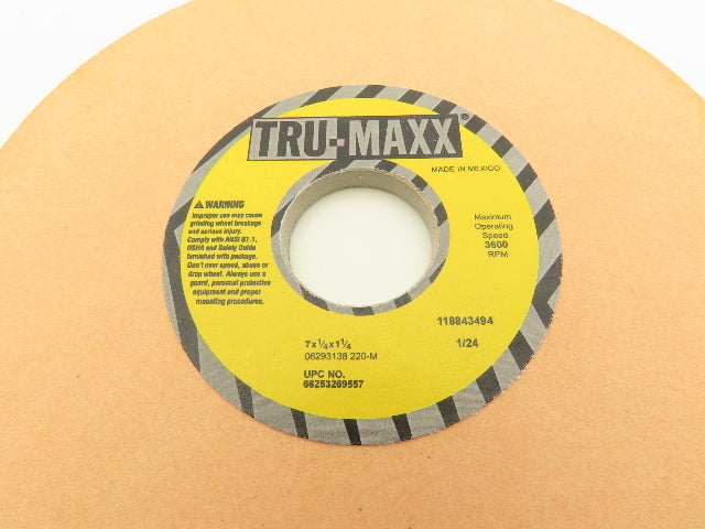 Tru-Maxx 06293138 Surface Grinding Wheel 7" x 1/4" X 1-1/4" 220 Grit  Lot of 2