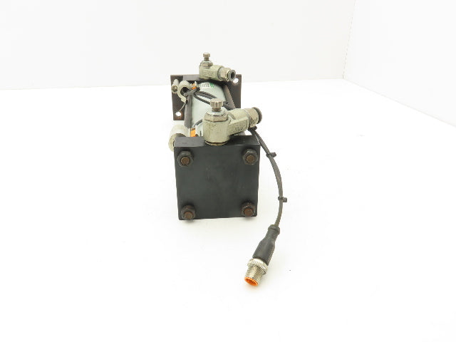 Numatics F1EQM-08A1D-AAA2 Pneumatic Air Cylinder 2.5" Bore x 8" Stroke 5/8" Rod