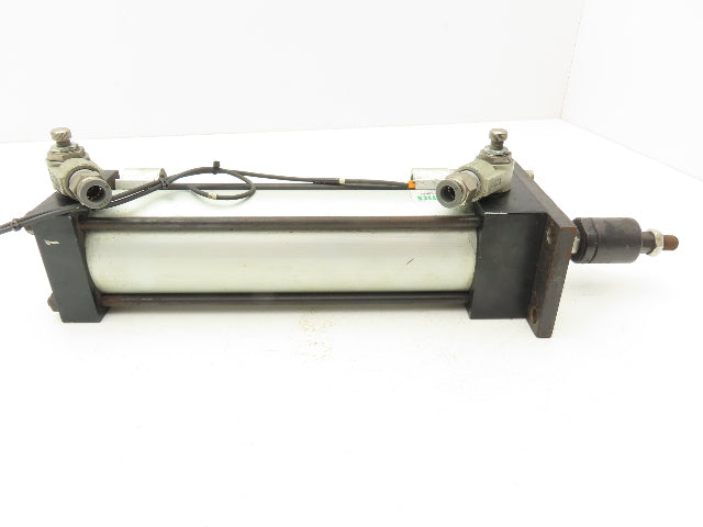 Numatics F1EQM-08A1D-AAA2 Pneumatic Air Cylinder 2.5" Bore x 8" Stroke 5/8" Rod