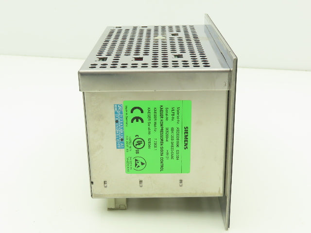 Siemens Kaeser Sigma A5E00361996 Air Compressor Operator Control Panel
