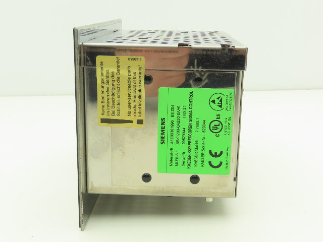Siemens Kaeser Sigma A5E00361996 Air Compressor Operator Control Panel