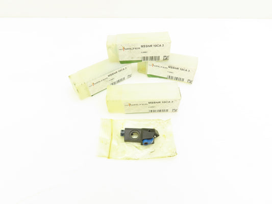 Walter MSSNR 10CA 3 Indexable Turning Insert Cartridge Lot of 4