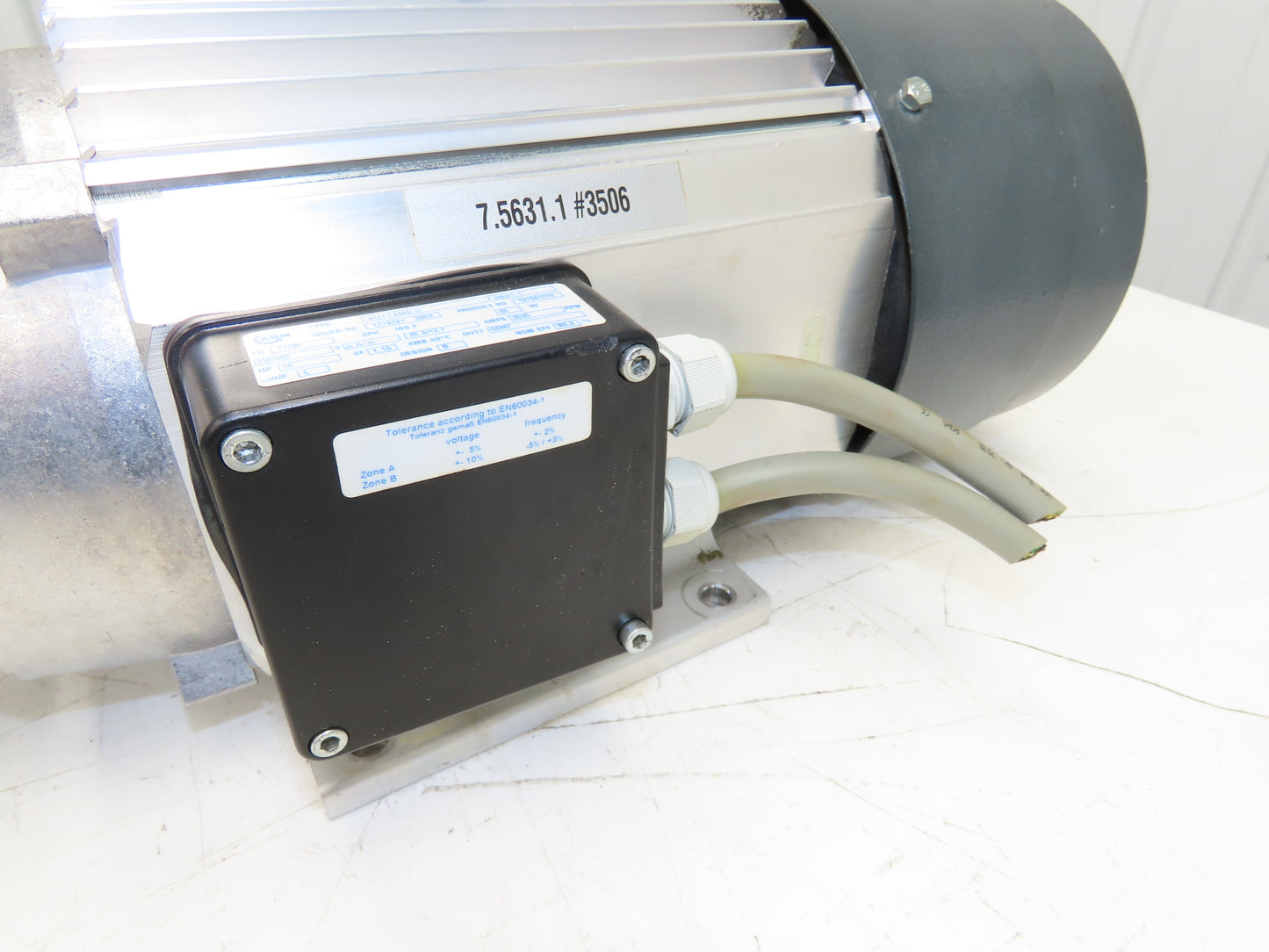 ABM 7.5631.1 Kaeser Compressor Motor 10Hp 3535 RPM 230/460V 3PH 112M