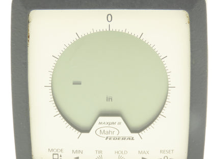 Mahr Federal 2033011 Maxum III Digital Comparator Indicator Gage