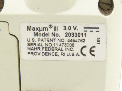 Mahr Federal 2033011 Maxum III Digital Comparator Indicator Gage