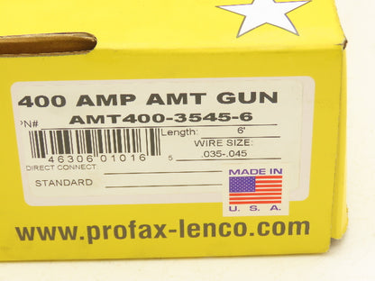 Profax AMT400-3545-6 Mig Welding Gun 400A .035-.045" Wire 6' Cable