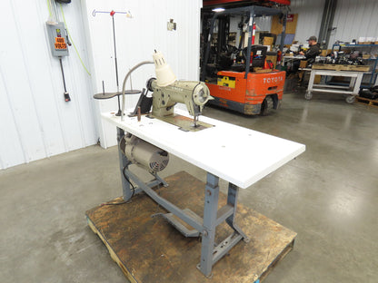 Singer 457 Industrial Sewing 3-step Zig Zag Rotary Take-up Machine 220VAC 3Ph