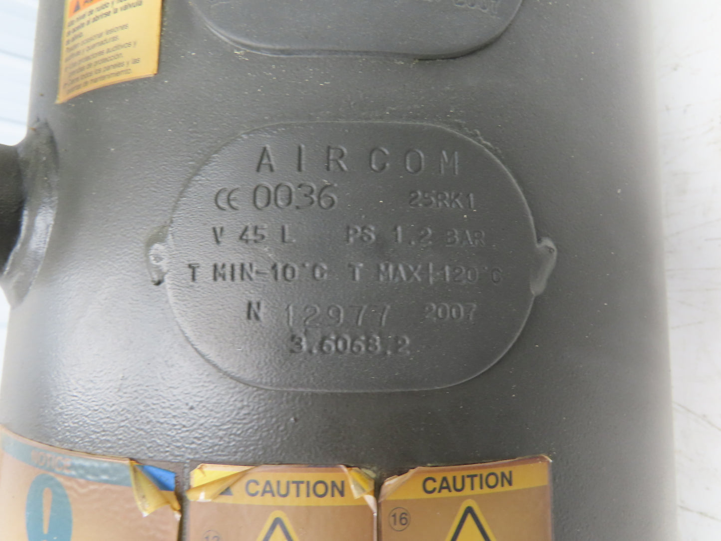 Kaeser Aircom Separator Sump Tank Assembly Off ASV 40 Vacuum Air Compressor