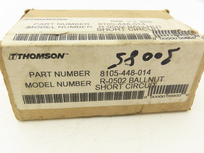 Thomson 8105-448-014 Linear Ball Nut Precision Motion .500" x .500" RH Round