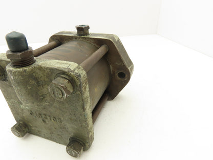 F-H Welding U-18201 Pneumatic Cylinder Brass Body 4" Bore x 1.5" Stroke 1/2"NPT