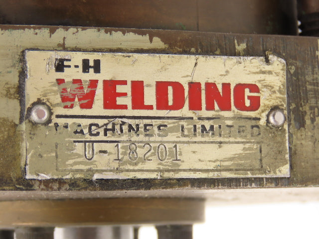 F-H Welding U-18201 Pneumatic Cylinder Brass Body 4" Bore x 1.5" Stroke 1/2"NPT