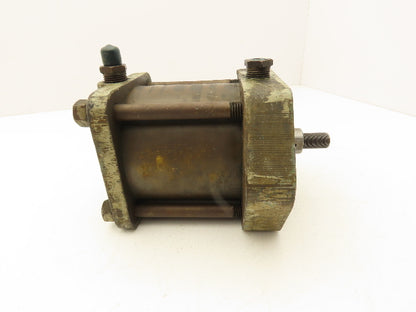F-H Welding U-18201 Pneumatic Cylinder Brass Body 4" Bore x 1.5" Stroke 1/2"NPT