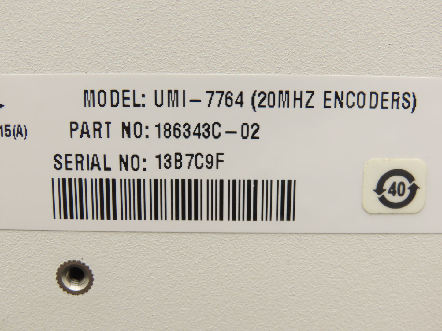 National Instruments UMI-7764 Motor Drive 20 MHZ Encoder Interface