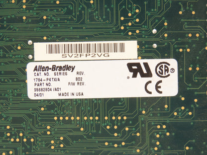 Allen Bradley 1784-PKTX Communication Interface Card Series A Rev B02 F/W A01