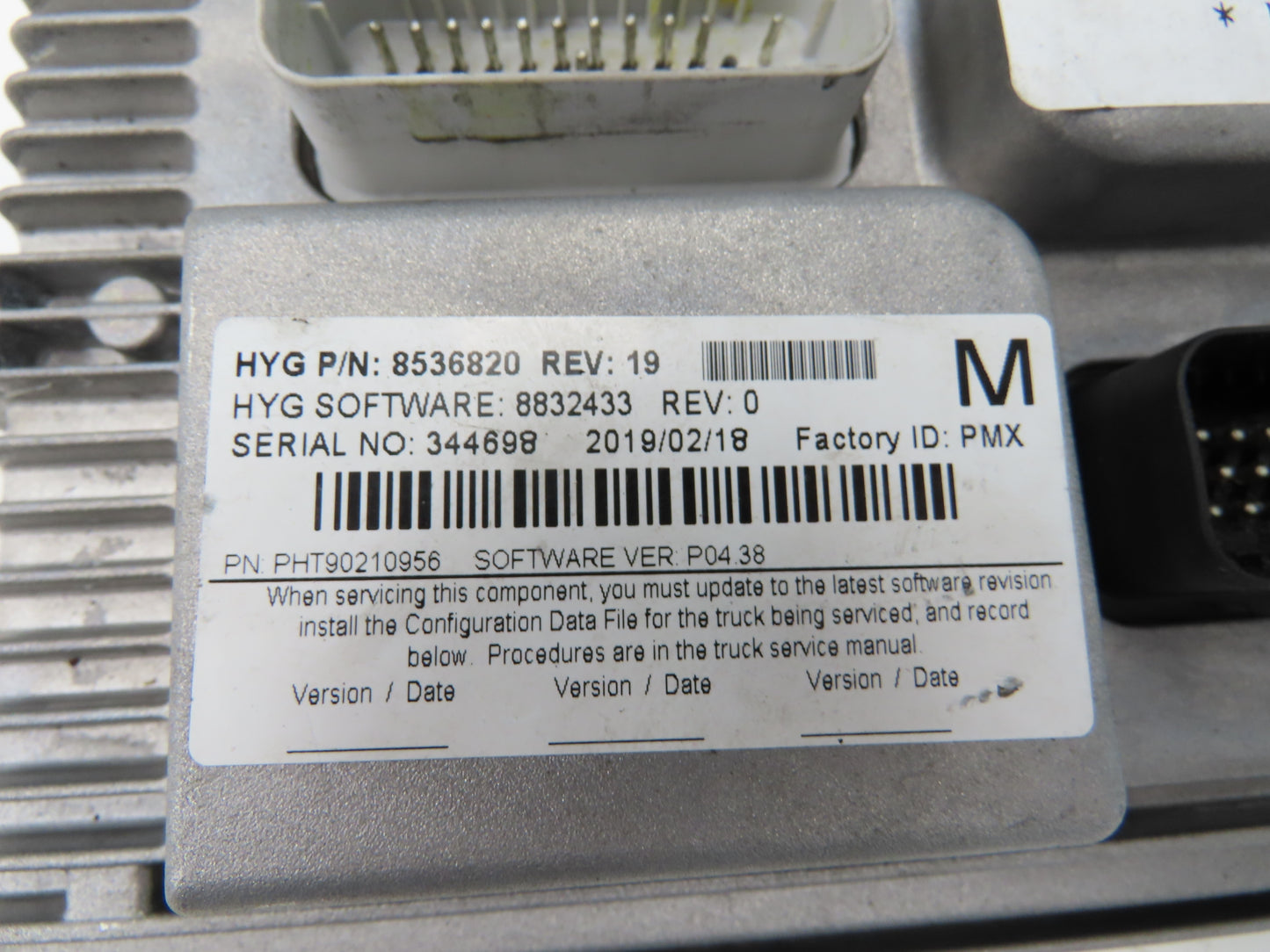 Yale 8536820 Forklift Control Module Rev 19 Off ERP035VTN36TE084