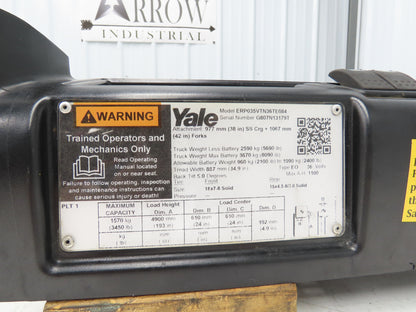 Yale ERP035VTN36TE084 Forklift Dash Plastic Shroud Cover With Cupholder