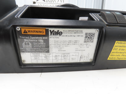 Yale 8808585 Forklift Steering Wheel & Bracket Assembly Off ERP035VTN36TE084