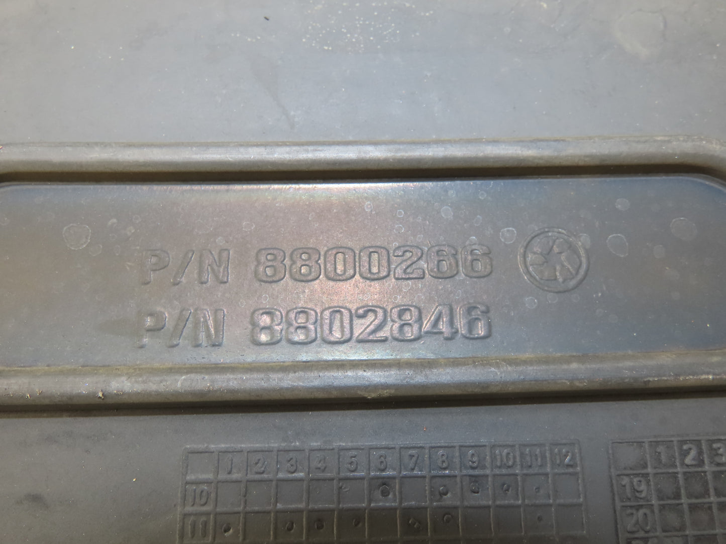 Yale 8800266 Forklift Rubber Foot Floor Mat ERP035VTN36TE084