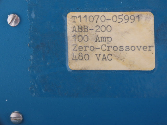 Abbott ABB-200 Three Phase Power Controller Zero Crossing Inverter 100A 480VAC