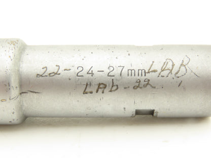 Fowler Bowers XT 3-Point Bore Gage Measuring Head 24-27mm Range Flat Anvil