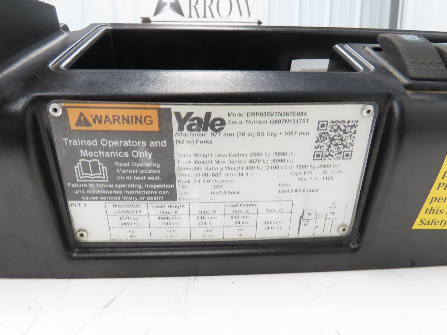Ace 8820249 Evolution 2 Forklift Motor Controller Module 48VDC ERP035VTN36TE084