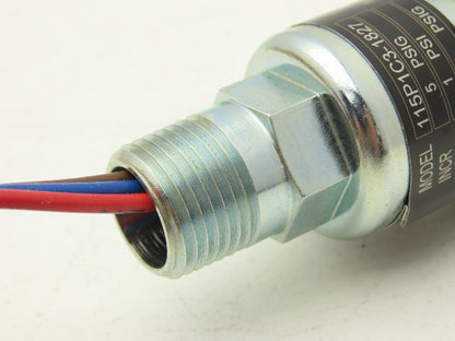 ITT Neo-Dyn 115P1C3-1827 Pressure Switch 5A 125/250V 1/4"x 1/2"NPT Tamper Proof
