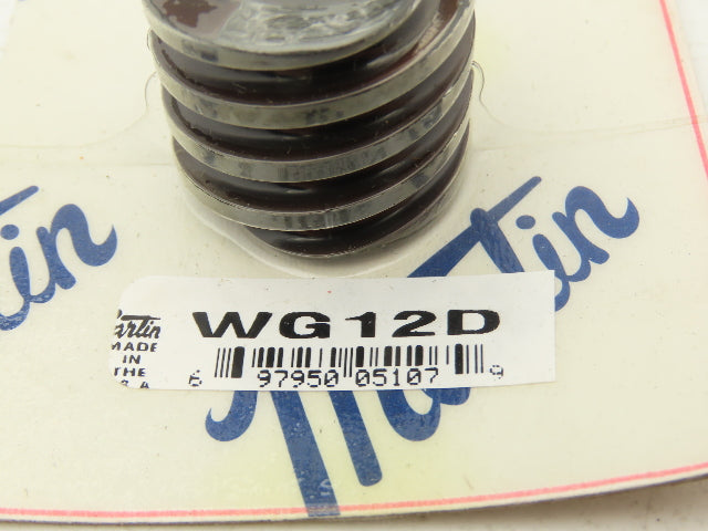 Martin WG 12D Worm Gear 5/8" Bore RH 12"Pitch 1.125 Face Width Speed Ratio 6