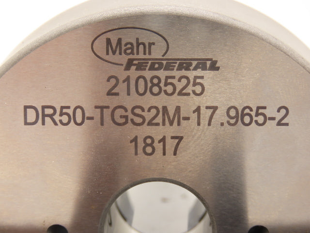 Mahr Federal DR50-TGS2M-17.965-2 Dimensionair 2-Jet Air Ring Gauge 17.965mm