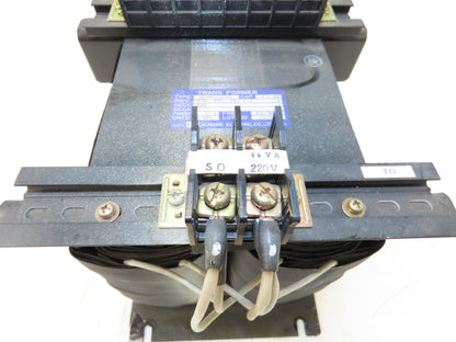 Nunome Electric Industrial Transformer 1.1KVA 1PH 180/200/220V HV 100/22/10V LV