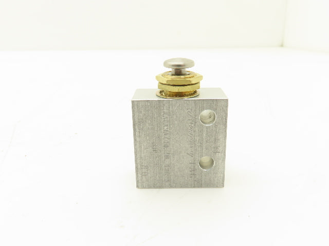 Humphrey 31P Plunger Air Valve Brass 3 Ports 1/8" NPT Spring Return Lot of 2