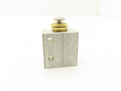 Humphrey 31P Plunger Air Valve Brass 3 Ports 1/8" NPT Spring Return Lot of 2