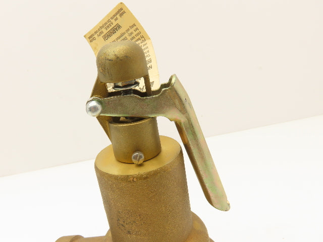 Kunkle Valve 6283HG01-KM Pressure Relief Valve Size 1-1/2" Male Set 37 PSI Brass
