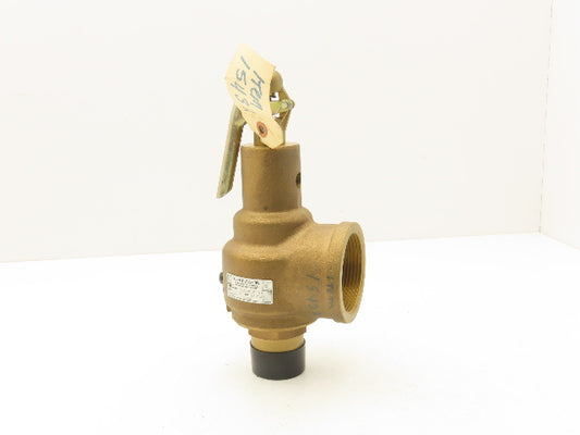 Kunkle Valve 6283HG01-KM Pressure Relief Valve Size 1-1/2" Male Set 37 PSI Brass